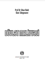 DÖVLƏT MALİYYƏSİ